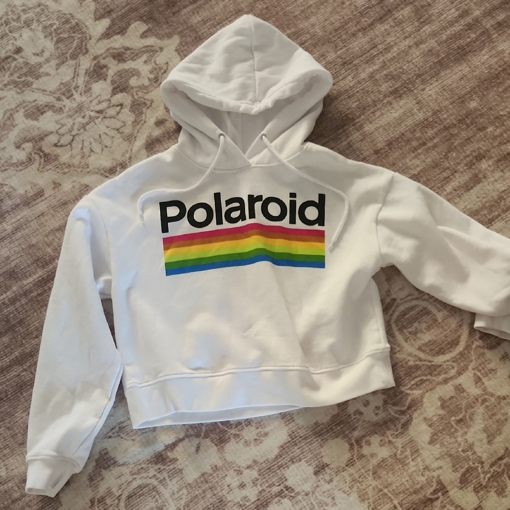 Polaroid Classic White Hoodie
